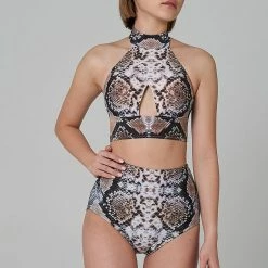 Shark Polewear High Waist Shorts - Snake All Pole Wear