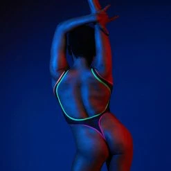 Rolling Vertigo Bodysuit - Neon All Pole Wear
