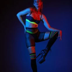 All Pole Wear Rolling Bumper Shorts - Mesh Black