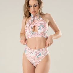 All Pole Wear Shark Polewear Tanna Top - Unicorns