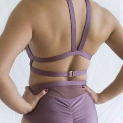 Tatiana Activewear Lucia Top - Mauve All Pole Wear