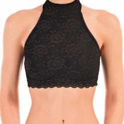 All Pole Wear Dragonfly Lisette Top - Lace Black