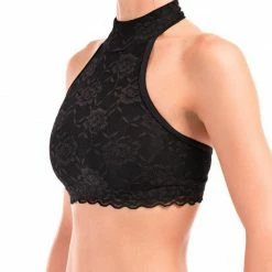 All Pole Wear Dragonfly Lisette Top - Lace Black