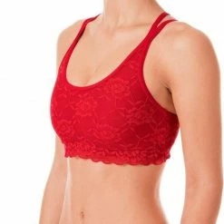 All Pole Wear Dragonfly Nicole Top - Lace Red