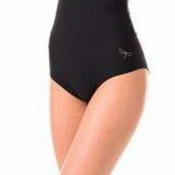 Dragonfly Betty High-Waisted Shorts - Black