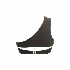 Hamade Activewear One Shoulder Top - Dark Brown All Pole Wear