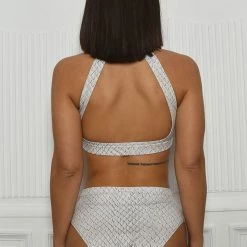 All Pole Wear Pole Addict Openback Top - White Snake