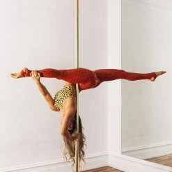 All Pole Wear Creatures Of XIX Gecko Grip Leggings - Red Rust