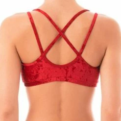 All Pole Wear Dragonfly Nicole Top - Velvet Red