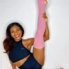 Pole Junkie Thigh High Legwarmers - Dusty Pink Accessories