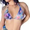 Cleo The Hurricane String Bikini Top - Galaxy
