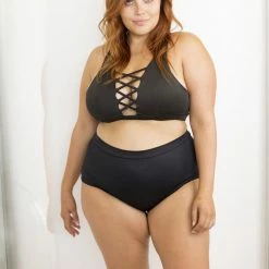 Most Loved Lunalae High Waist Shorts - Black