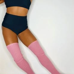 Pole Junkie Thigh High Legwarmers - Dusty Pink Accessories