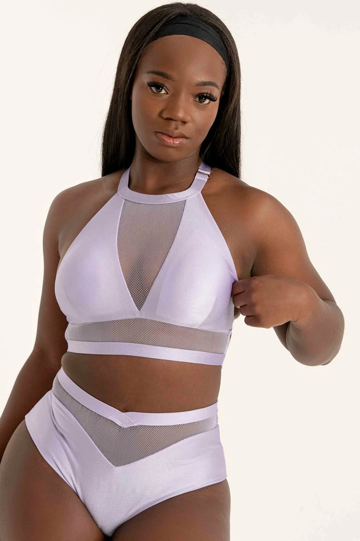 All Pole Wear Tatiana Activewear Lucia Shorts - Lilac