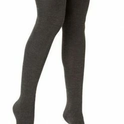 Lunalae Thigh High Socks - Charcoal Accessories