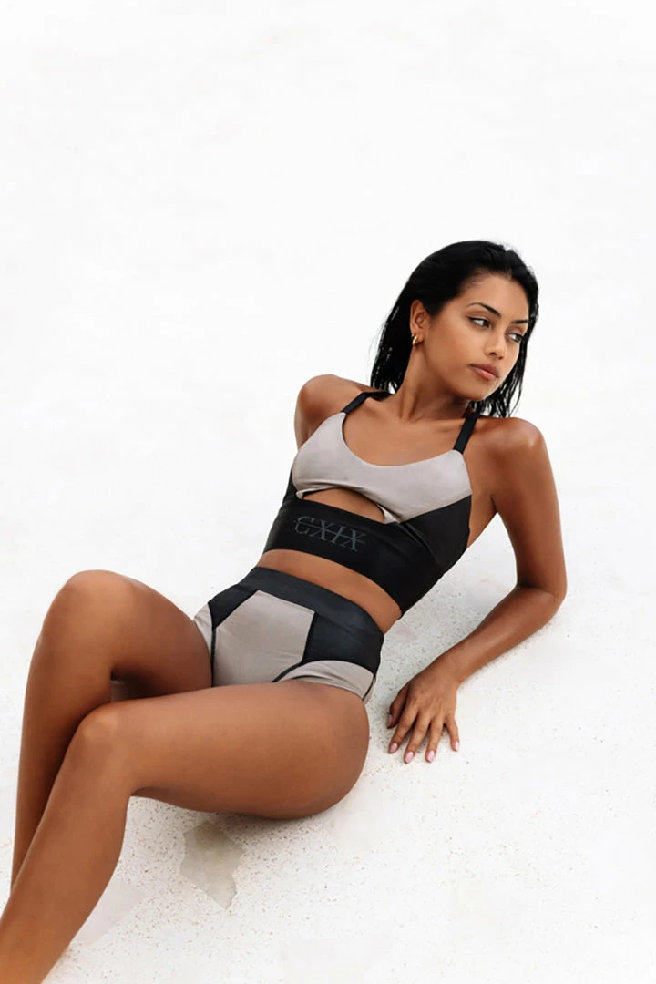 Creatures Of XIX Riding Solo Sports Bra - Black/Mink All Pole Wear