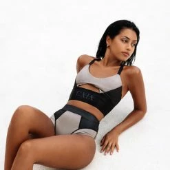 Creatures Of XIX Riding Solo High Waist Bottoms - Black/Mink All Pole Wear