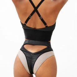 Creatures Of XIX Riding Solo Sports Bra - Black/Mink All Pole Wear