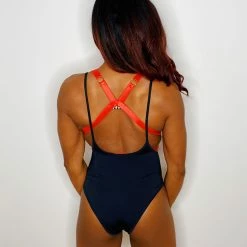 All Pole Wear Hamade Activewear High Waisted Sling Bottoms - Black