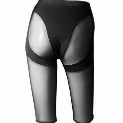 Hamade Activewear Mesh Garter Style Cycling Shorts - Black