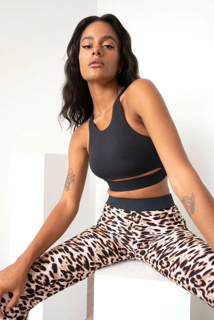 All Pole Wear Lunalae Aliza High Neck Top - Recycled Black