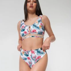 All Pole Wear Pole Addict Mona High Leg Bottoms - Aloha