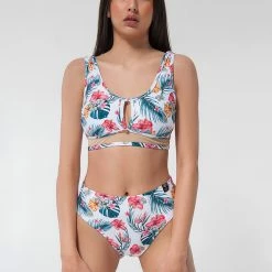 All Pole Wear Pole Addict Mona High Leg Bottoms - Aloha