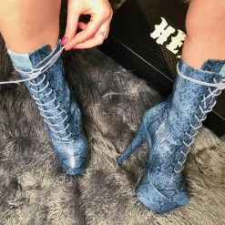 Hella Heels Anaconda Boots - 7inch