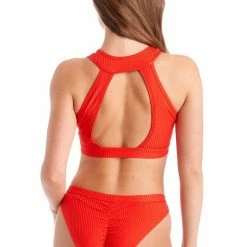 Bandurska Anemone Top - Ribbed Red All Pole Wear