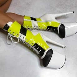 Hella Heels EmpireKicks Sneaker 8inch Boots - Atomic Shoes