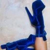 Shoes Hella Heels BabyDoll Velvet 7inch Boots - King Pin