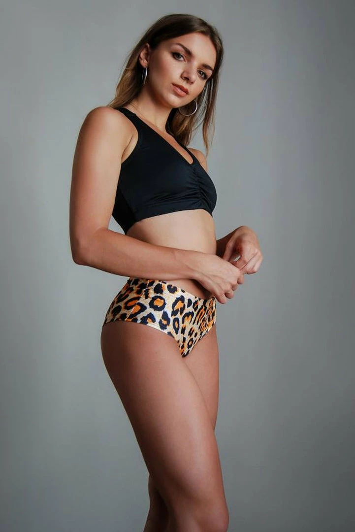Pole Addict Hot Pants - Sunrise Leopard All Pole Wear