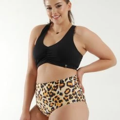 All Pole Wear Pole Addict High Waisted Shorts - Sunrise Leopard