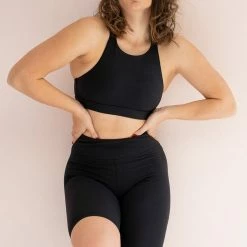 All Pole Wear Lunalae Basic Biker Shorts - Recycled Black