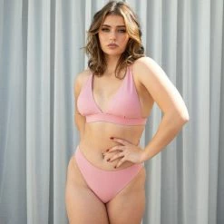 All Pole Wear Lunalae Basic Low Waist Shorts - Recycled Baby Pink