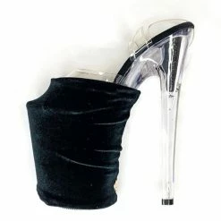 Most Loved Lunalae Shoe Covers - Black Crushed Velvet
