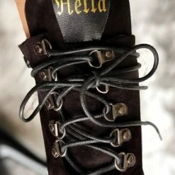 Hella Heels Blaq Kicks Boots - 7inch