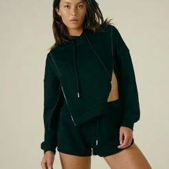 Creatures Of XIX Droptop Zip Hoodie - Black