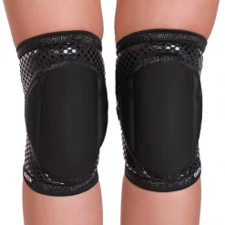 Queen Accessories Plus Size Pole Wear Queen Grippy Kneepads - Black Sparkle