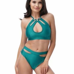 Bandurska Buenos Aires Top - Emerald Green
