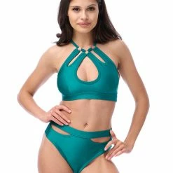 Bandurska Buenos Aires Bottoms - Emerald Green All Pole Wear