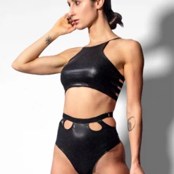 All Pole Wear Sorte Can't Cage Me Bottoms - Black