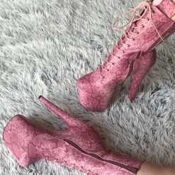 Hella Heels Candy Cobra Boots - 8inch