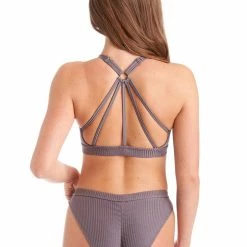 Bandurska Cara Bottoms - Ribbed Grey All Pole Wear