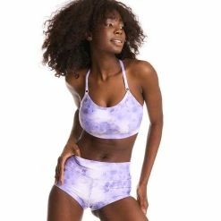 Bandurska Chantal Bottoms - Lavender Tie Die