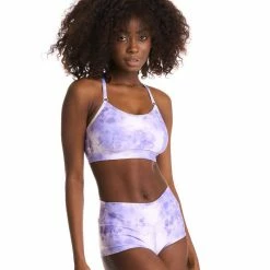 Bandurska Chantal Bottoms - Lavender Tie Die