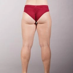 Off The Pole Classic Scrunch Shorts - Wine All Pole Wear