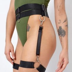 Rolling Lara Bottom Harness - Black Accessories