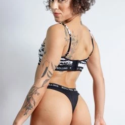 Rolling Alpha Cheeky Shorts - Zebra