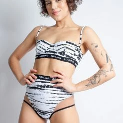 Rolling Alpha High Waisted Hot Pants - Zebra